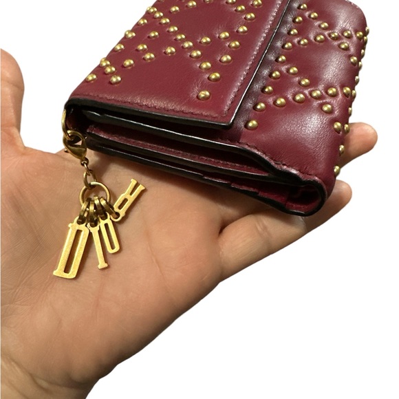 Authentic Dior Lady D Compact Bifold Small Wallet Used Condition - Picture 3 of 13